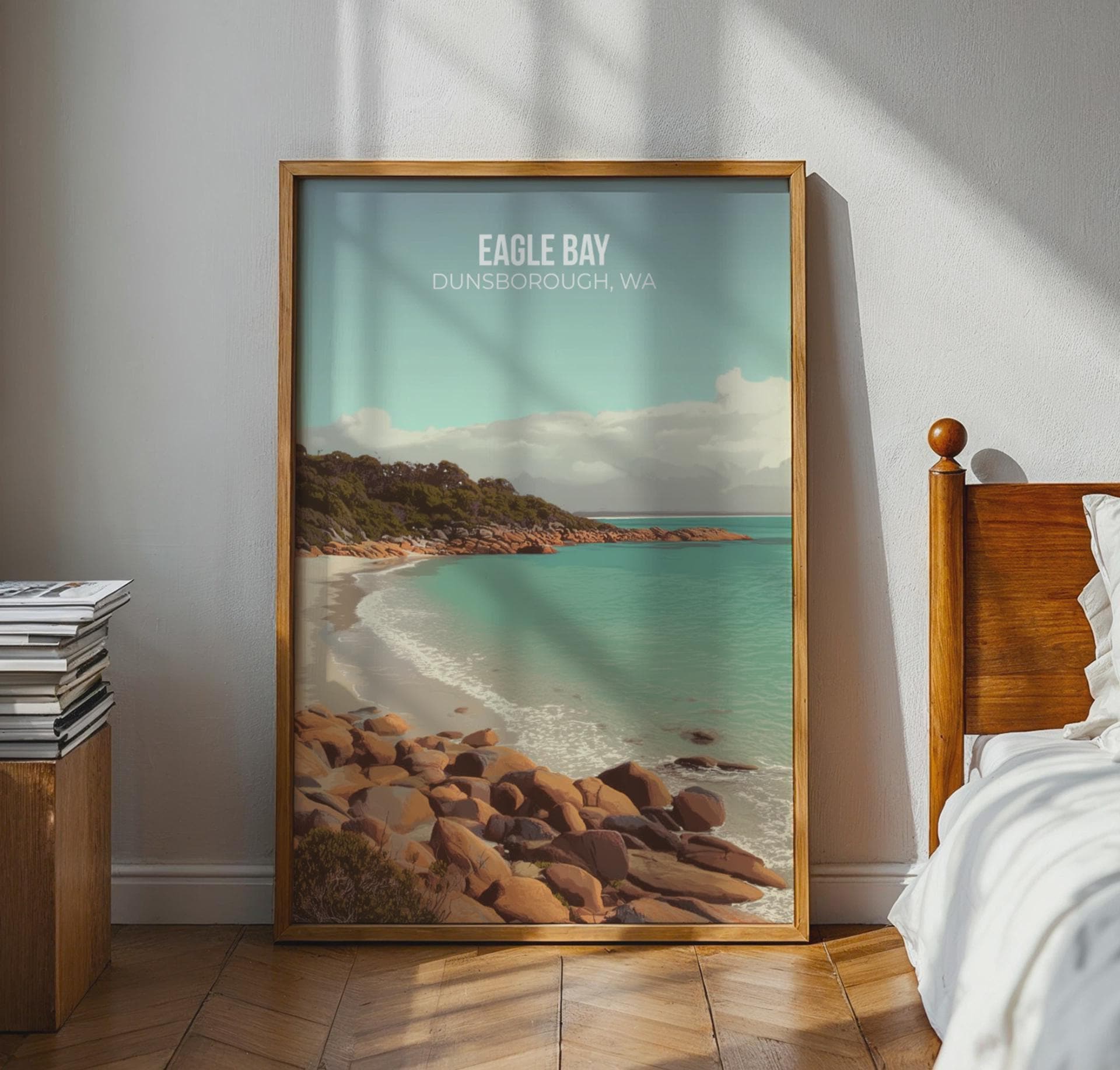 Eagle Bay Dunsborough WA Coastal Print Wall Art - Travel Wall Art