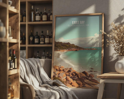 Eagle Bay Dunsborough WA Coastal Print Wall Art - Travel Wall Art
