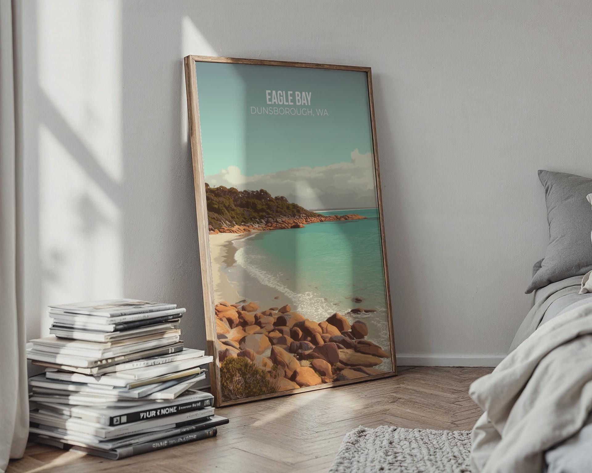 Eagle Bay Dunsborough WA Coastal Print Wall Art - Travel Wall Art