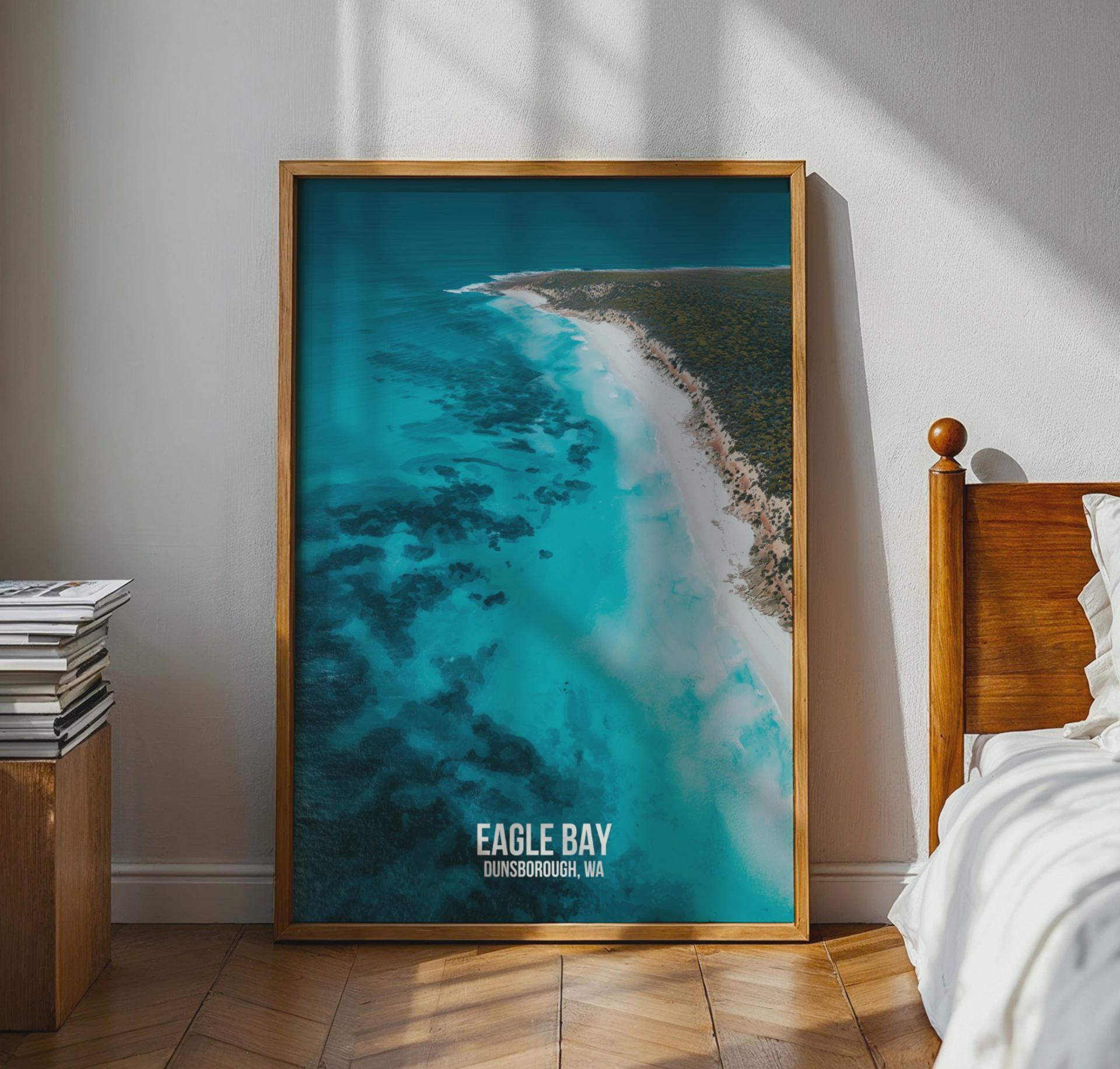 Eagle Bay Wall Art Print Coastal  Landscape Dunsborough - Travel Wall Art