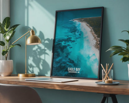 Eagle Bay Wall Art Print Coastal  Landscape Dunsborough - Travel Wall Art