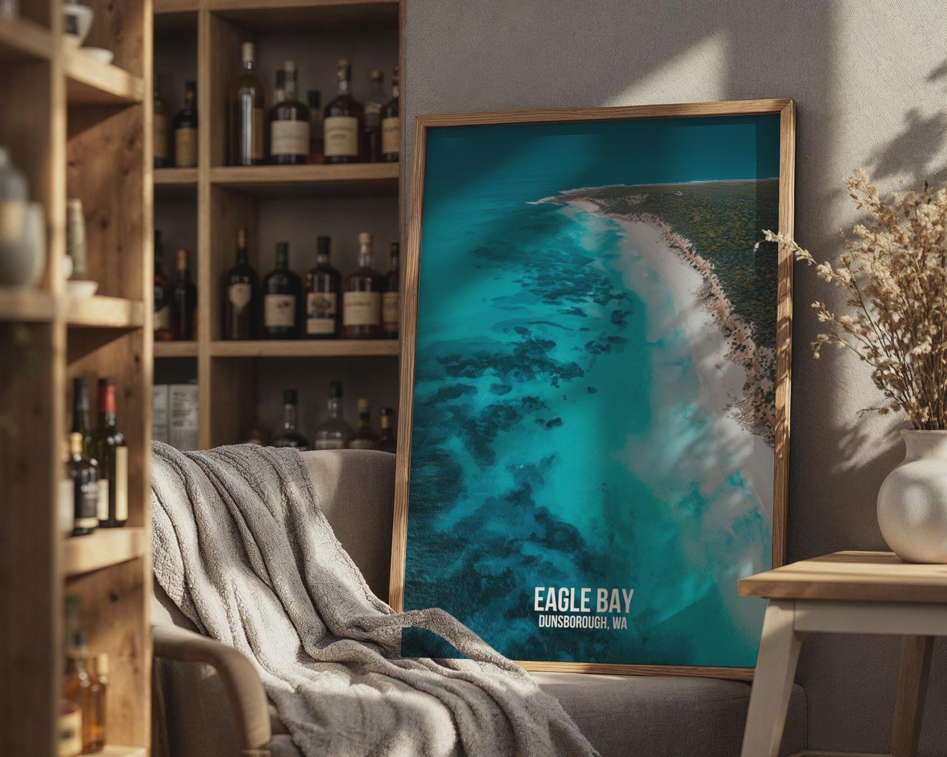 Eagle Bay Wall Art Print Coastal  Landscape Dunsborough - Travel Wall Art