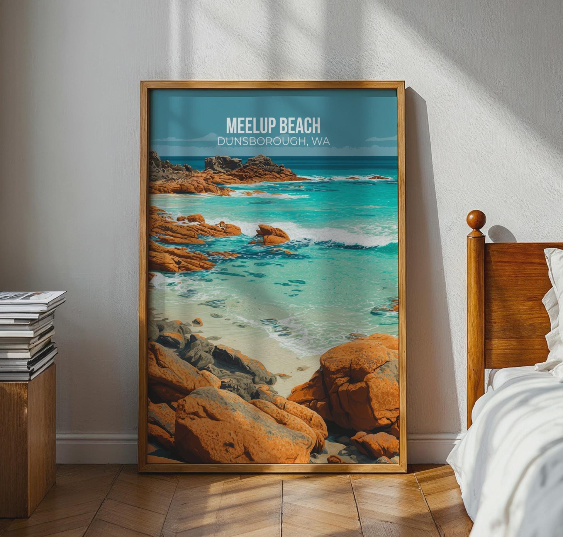 Meelup Beach Dunsborough WA Coastal Wall Art Print - Travel Wall Art