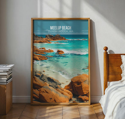 Meelup Beach Dunsborough WA Coastal Wall Art Print - Travel Wall Art