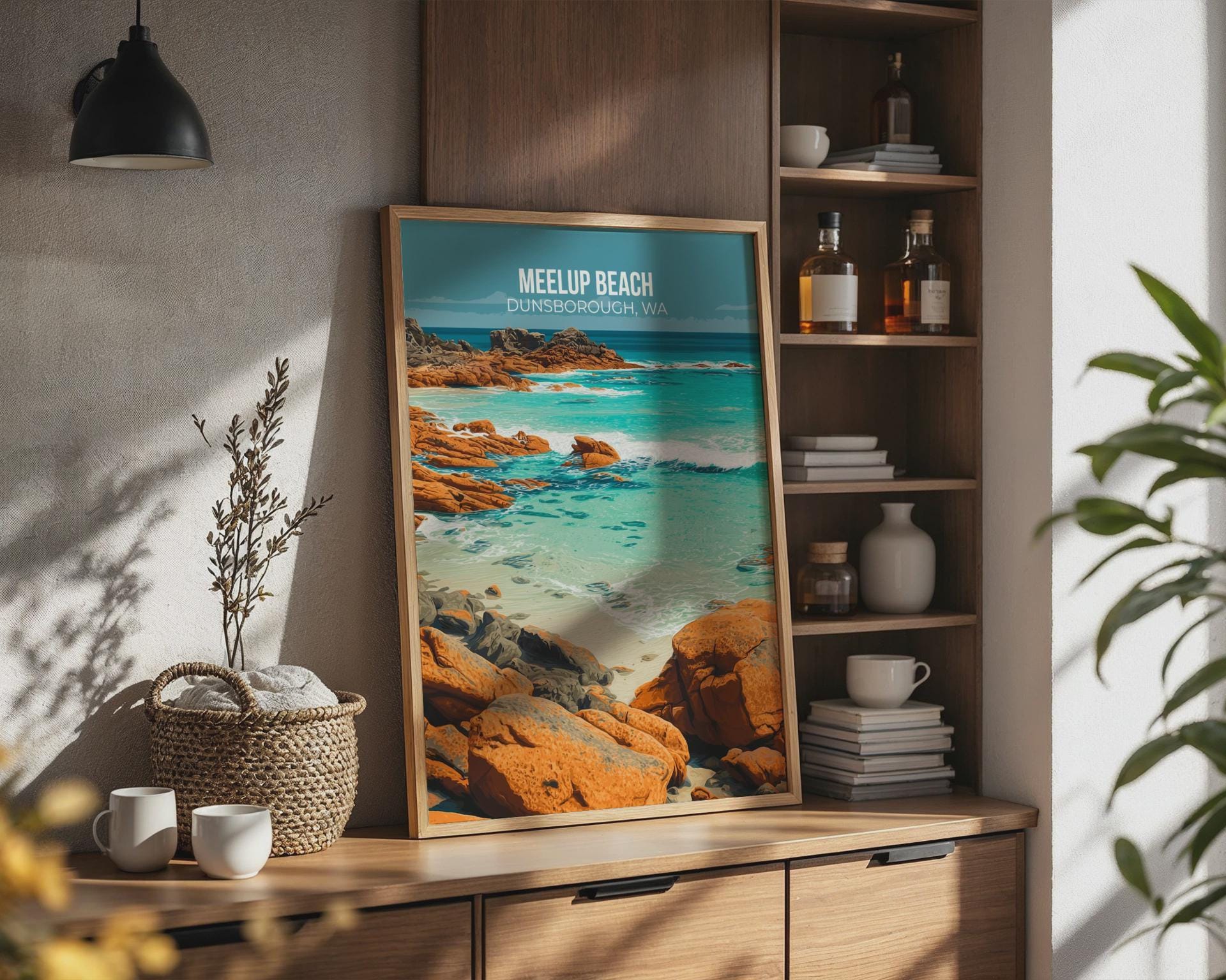 Meelup Beach Dunsborough WA Coastal Wall Art Print - Travel Wall Art
