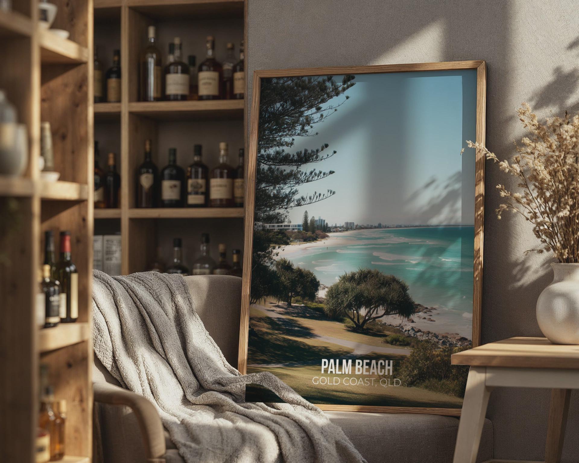 Palm Beach Wall Art Print Coastal Scene Australia - Travel Wall Art