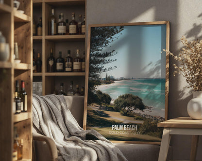 Palm Beach Wall Art Print Coastal Scene Australia - Travel Wall Art