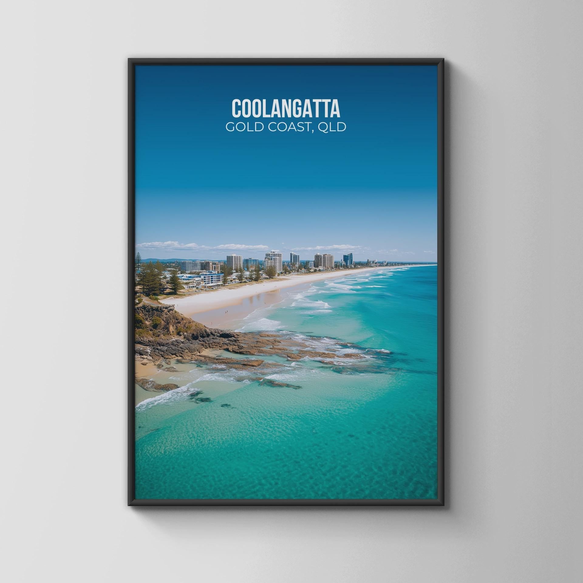 Coolangatta Coastal Print Wall Art - Travel Wall Art