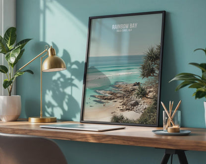 Rainbow Bay Gold Coast Wall Art Print - Travel Wall Art