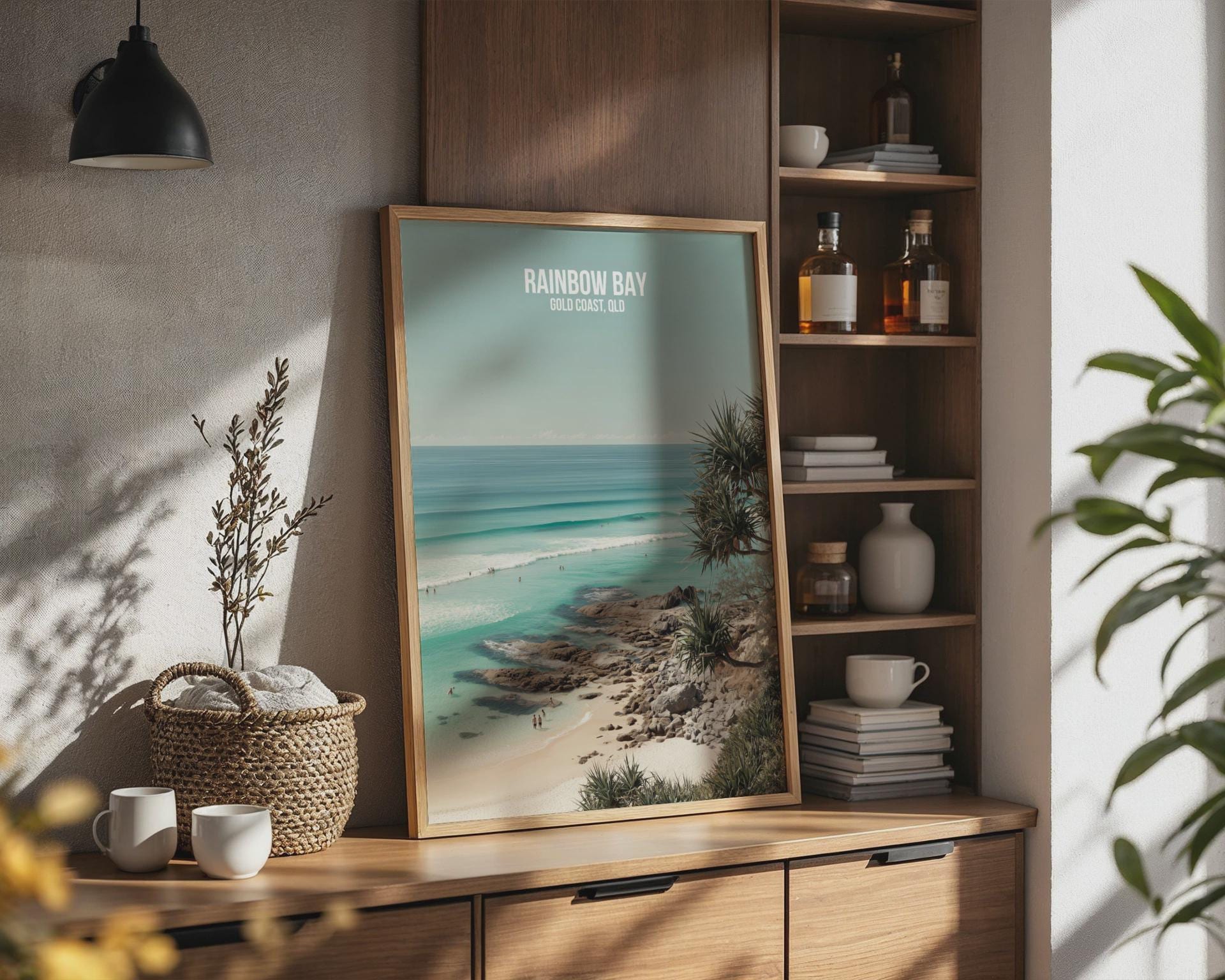 Rainbow Bay Gold Coast Wall Art Print - Travel Wall Art