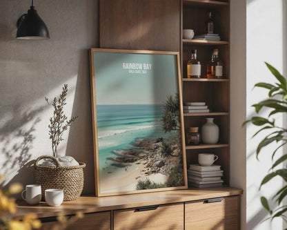 Rainbow Bay Gold Coast Wall Art Print - Travel Wall Art
