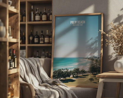 Palm Beach Wall Art Gold Coast QLD Print Coastal Landscape - Travel Wall Art