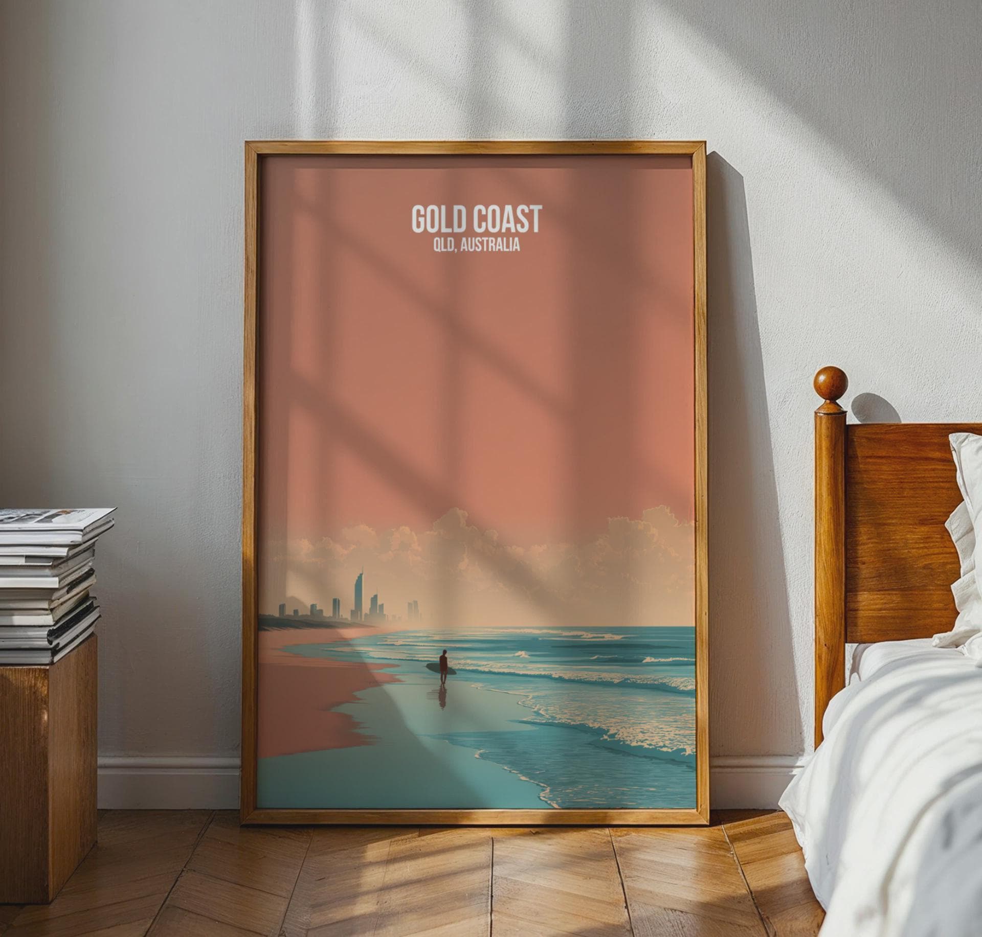 Gold Coast Beach Wall Art Print Australia - Travel Wall Art