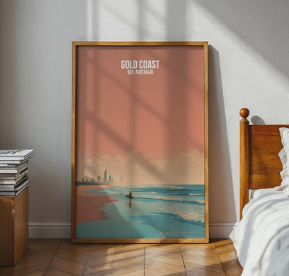 Gold Coast Beach Wall Art Print Australia - Travel Wall Art
