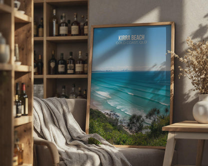 Kirra Beach Wall Art Print Gold Coast QLD - Travel Wall Art