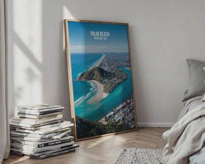 Palm Beach Gold Coast Poster Scenic View Poster Wall Art - Travel Wall Art