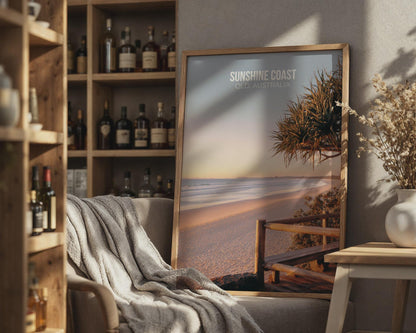 Sunshine Coast QLD Australia Print Coastal Wall Art - Travel Wall Art