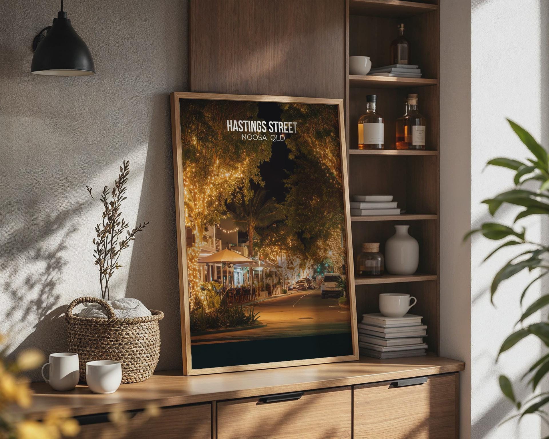 Hastings Street Noosa QLD Wall Art Print - Travel Wall Art