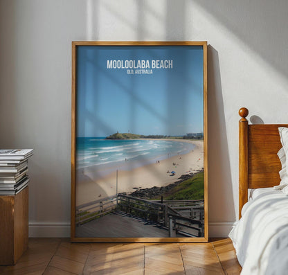 Mooloolaba Beach Wall Art Print Queensland Australia - Travel Wall Art
