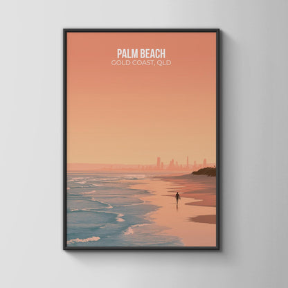Palm Beach Gold Coast QLD Print Wall Art - Travel Wall Art