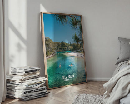 Palm Beach Gold Coast Print Coastal Wall Art - Travel Wall Art