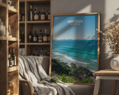 Kirra Beach Wall Art Gold Coast QLD Print - Travel Wall Art