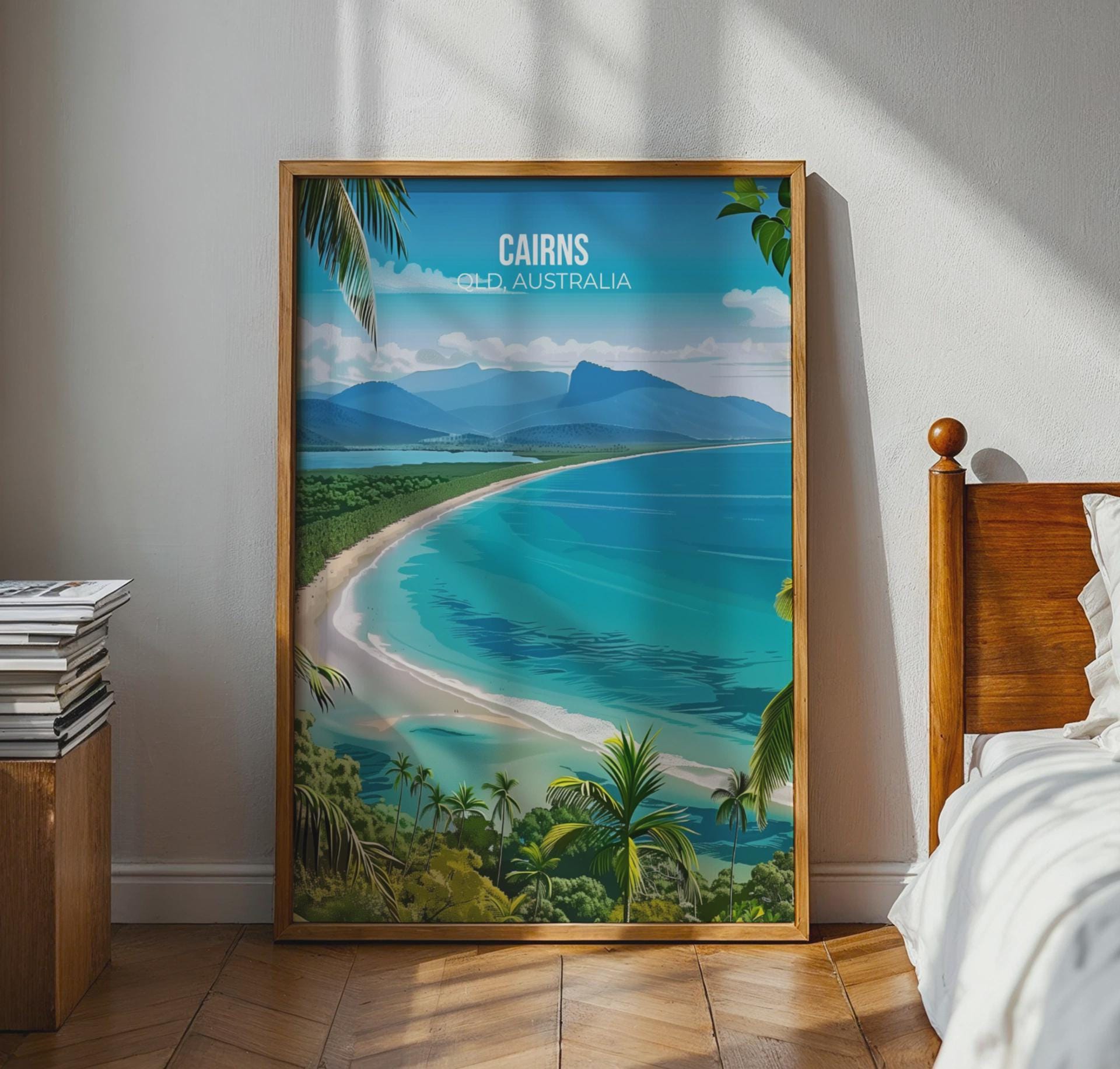 Cairns Ocean View Wall Art Print - Travel Wall Art