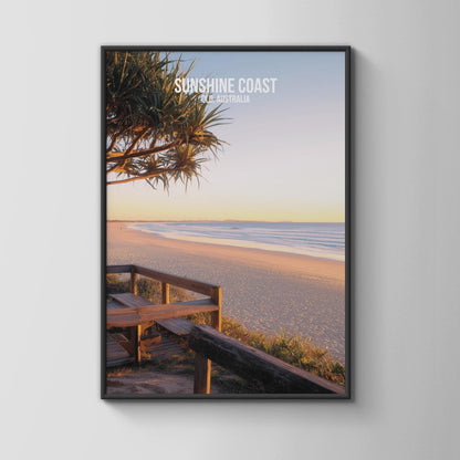 Sunshine Coast Wall Art Print Beach Landscape Australia - Travel Wall Art