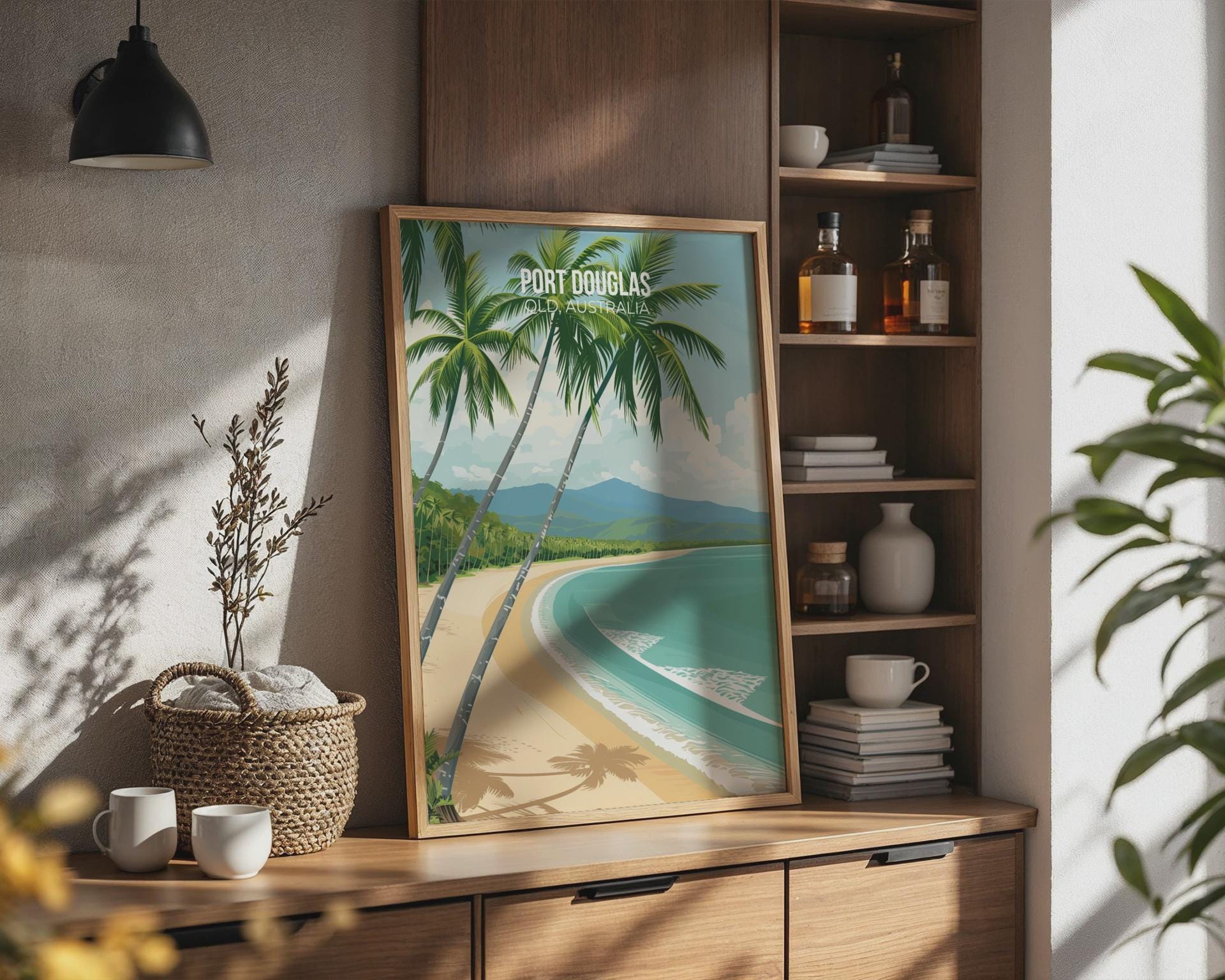 Port Douglas Beach Poster Art Print - Travel Wall Art