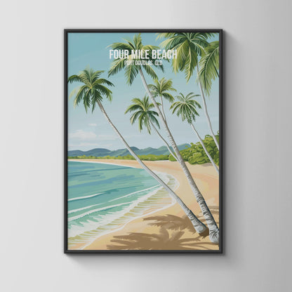 Four Mile Beach Poster Port Douglas QLD Wall Art - Travel Wall Art