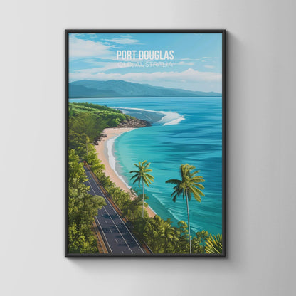 Port Douglas QLD Australia Beach Poster Print - Travel Wall Art