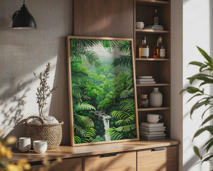 Daintree Rainforest Print Wall Art Cairns QLD Tropical Landscape - Travel Wall Art