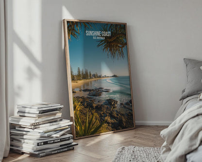 Coastal Wall Art Sunshine Coast QLD Australia Print - Travel Wall Art