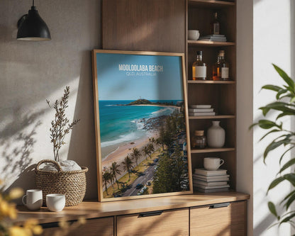 Mooloolaba Beach QLD Australia Poster Wall Art - Travel Wall Art