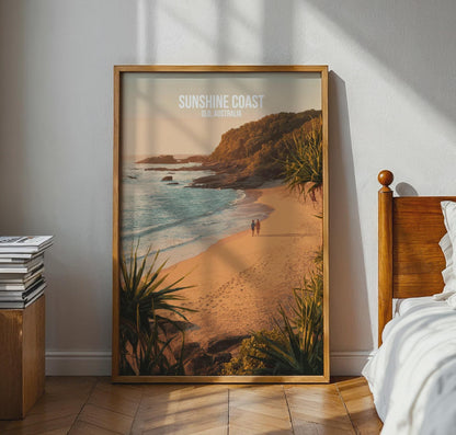 Sunshine Coast QLD Australia Print Wall Art - Travel Wall Art