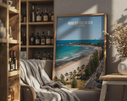 Mooloolaba Beach Poster QLD Australia Wall Art - Travel Wall Art