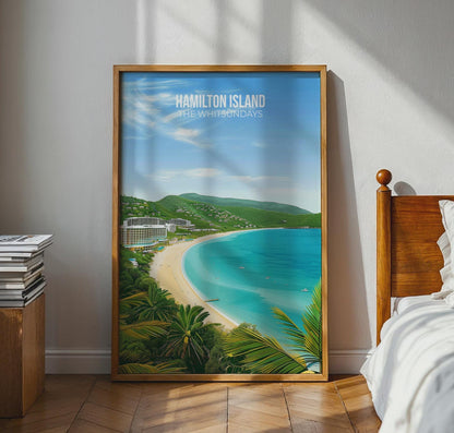 Hamilton Island Whitsundays Poster Wall Art - Travel Wall Art