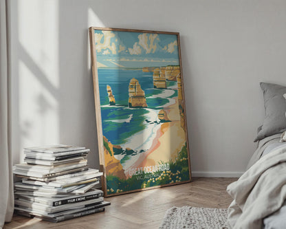 Great Ocean Road Wall Art Print Landscape Australia - Travel Wall Art
