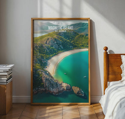 Magnetic Island QLD Australia Travel Poster Art Print - Travel Wall Art