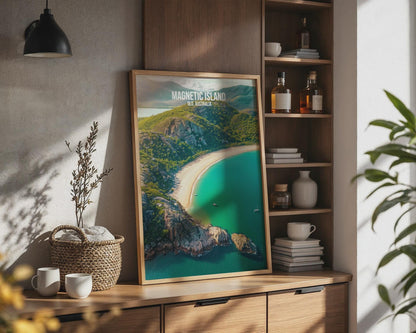 Magnetic Island QLD Australia Travel Poster Art Print - Travel Wall Art