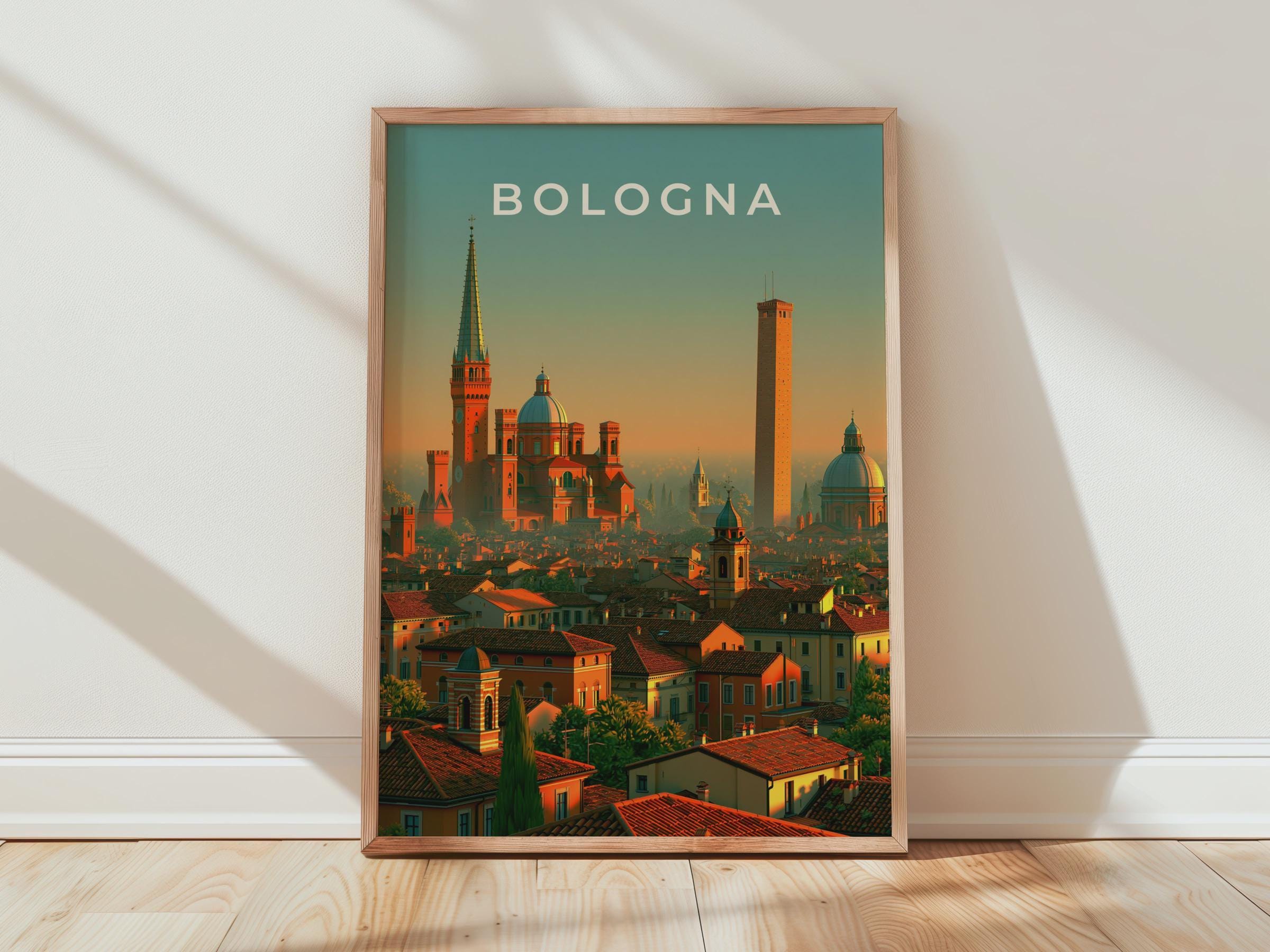 Bologna Cityscape Art Print - Travel Wall Art