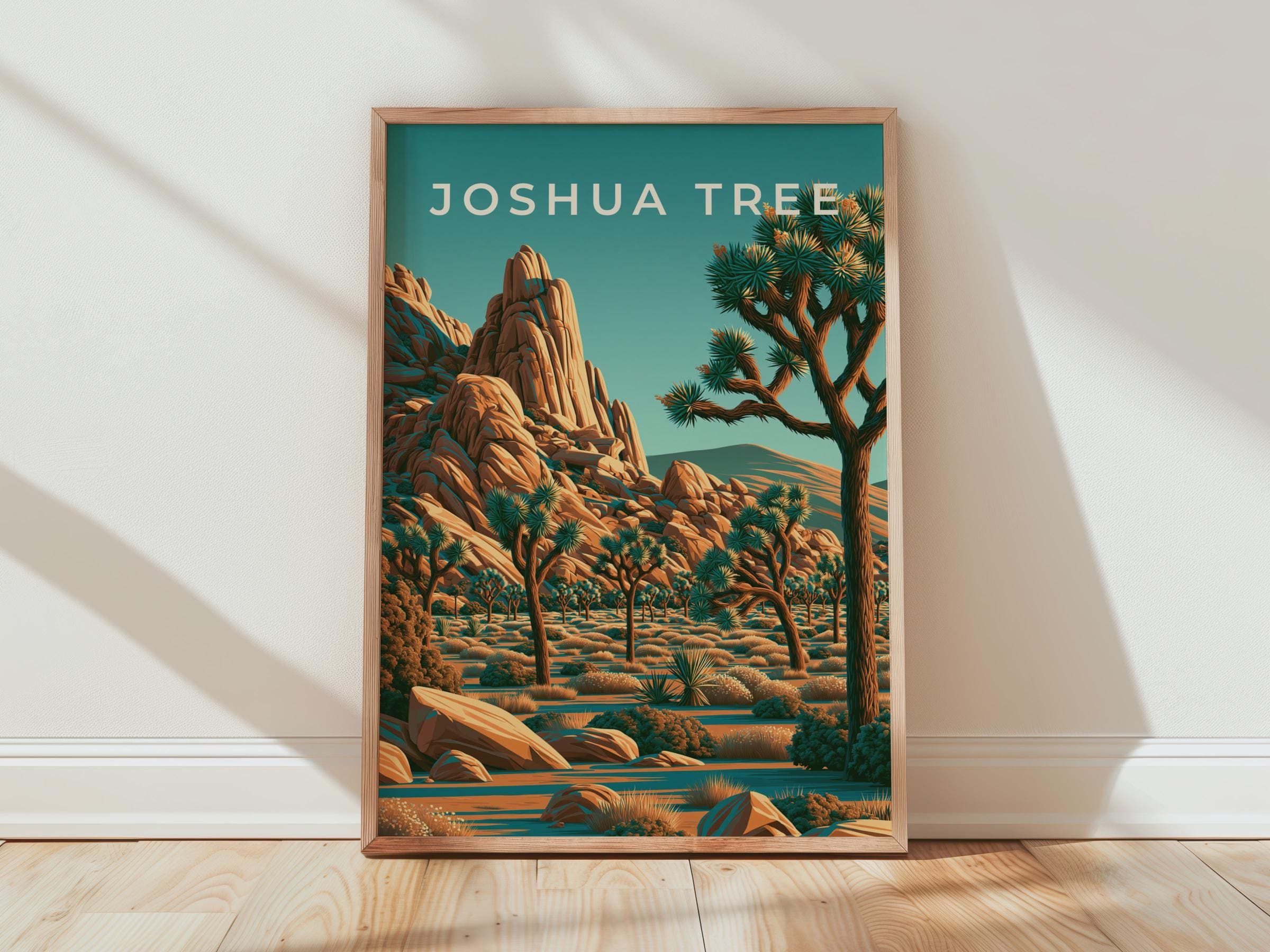Joshua Tree Desert Art Print - Travel Wall Art