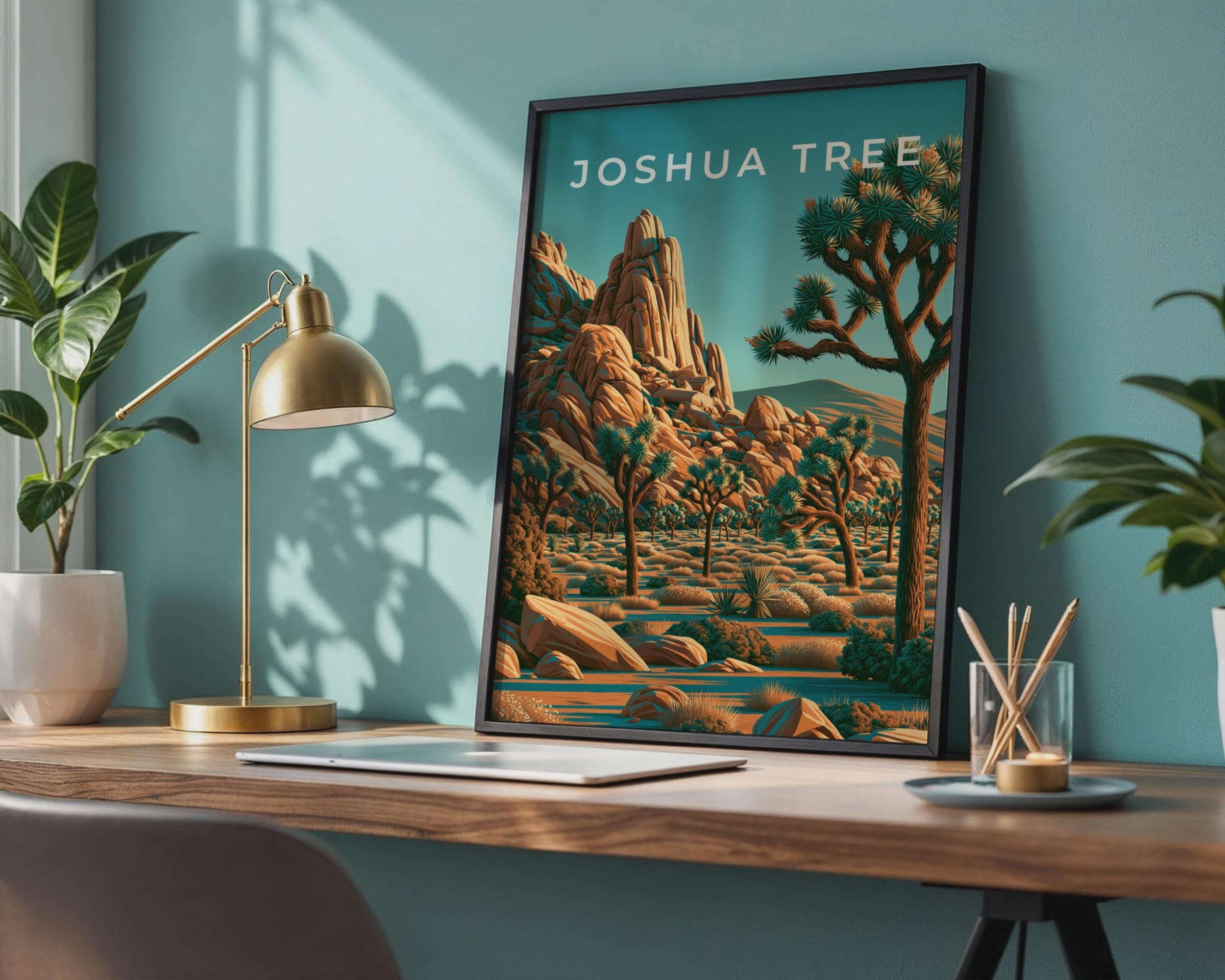 Joshua Tree Desert Art Print - Travel Wall Art