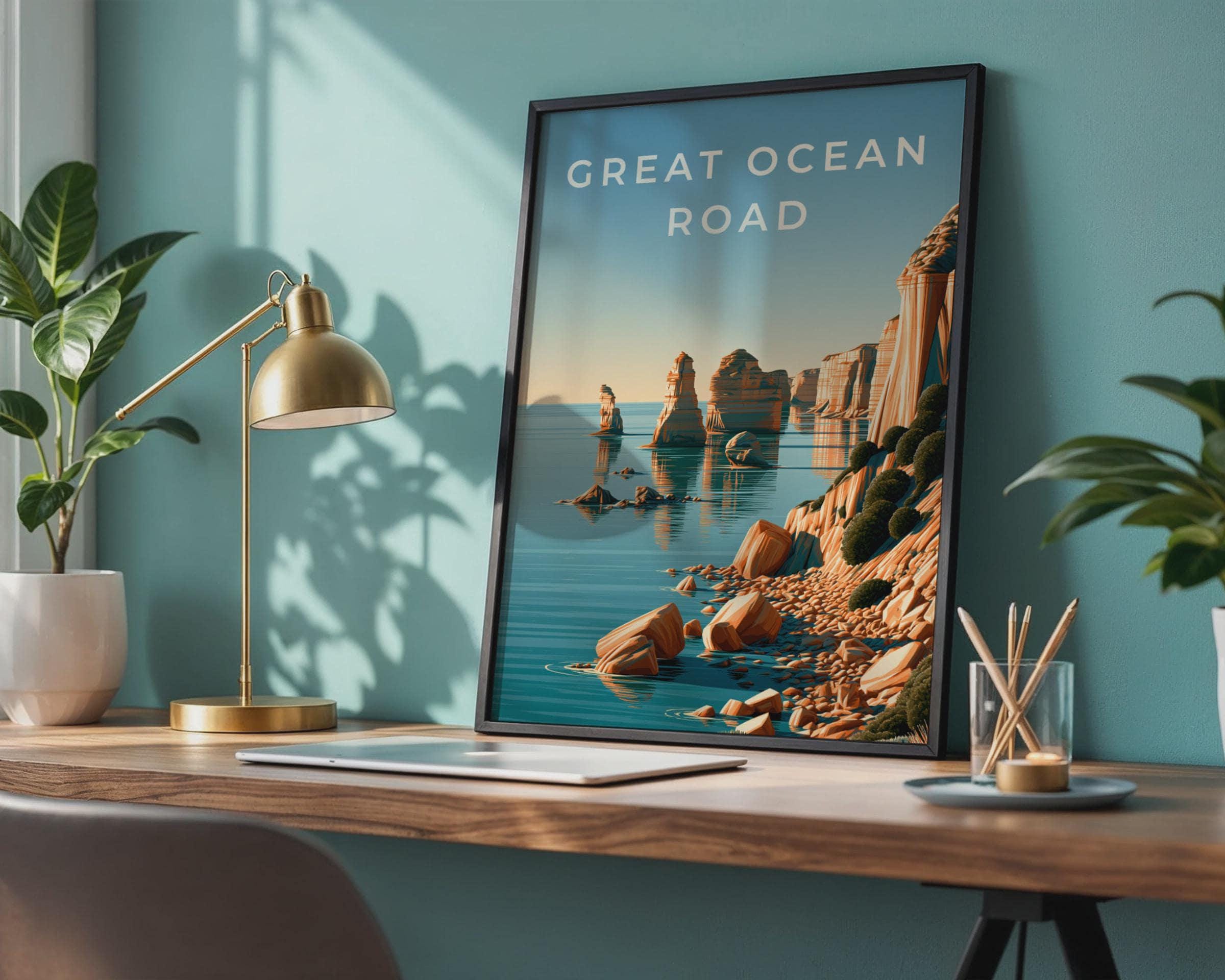 Great Ocean Road Coastal Art Print - Travel Wall Art