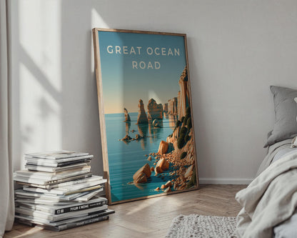 Great Ocean Road Coastal Art Print - Travel Wall Art