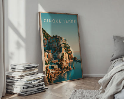 Cinque Terre Coastal Landscape Print - Travel Wall Art