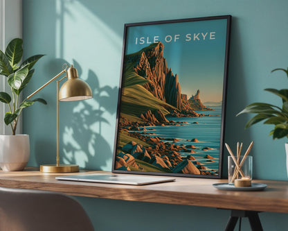 Isle of Skye Coastal Art Print - Travel Wall Art