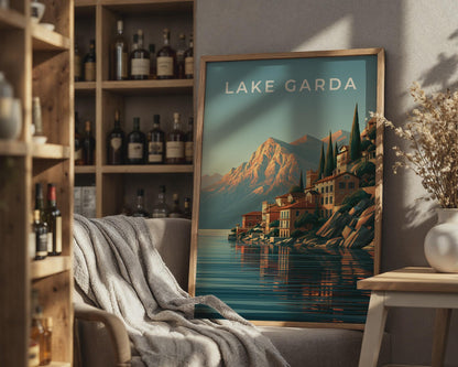 Lake Garda Travel Art Print - Travel Wall Art