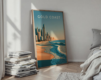 Gold Coast Coastal Landscape Print - Travel Wall Art