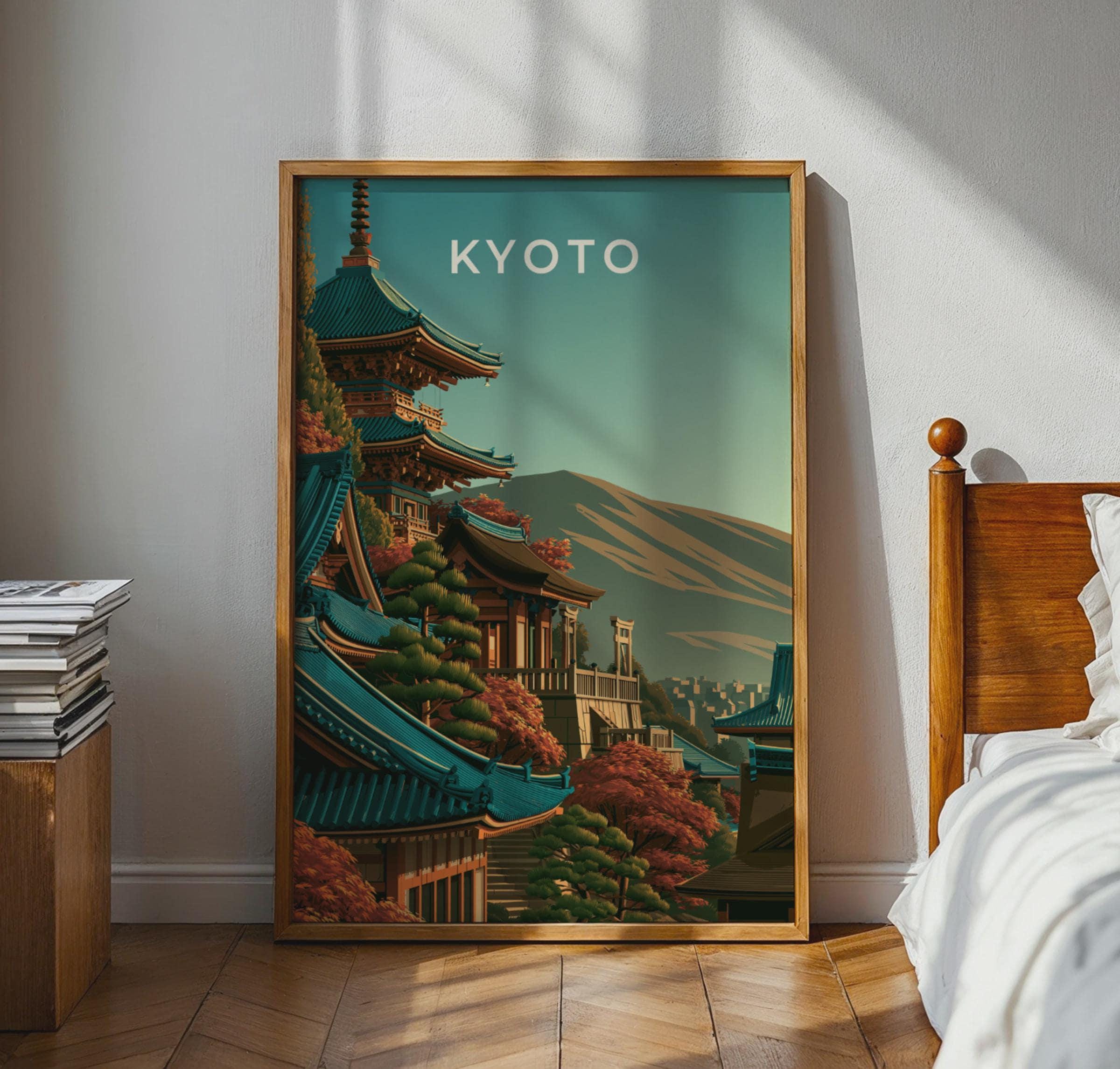 Kyoto Cityscape Wall Art Print - Travel Wall Art